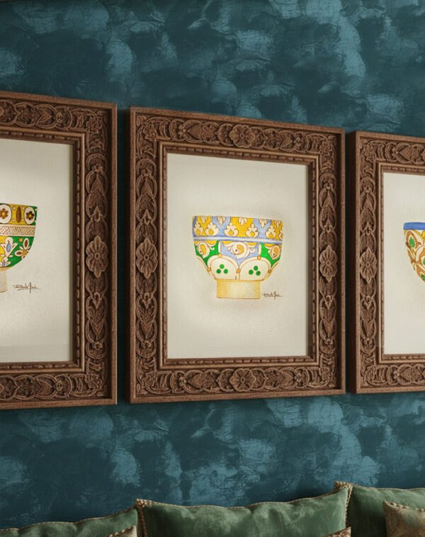 Un Triptyque de bols de Fès Datant du XIXe siècle - Image 2