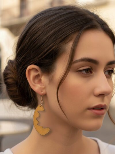Boucles d’oreille ​Croissant du désert