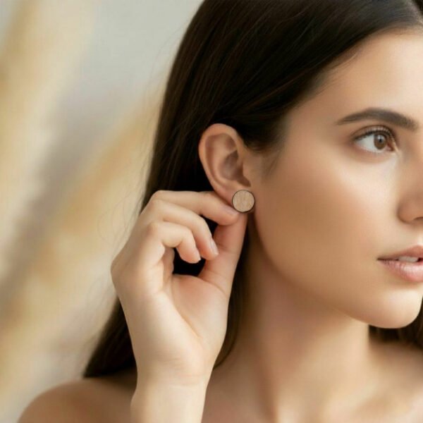 Boucles d’oreille CERCLE DE TERRE - Image 2