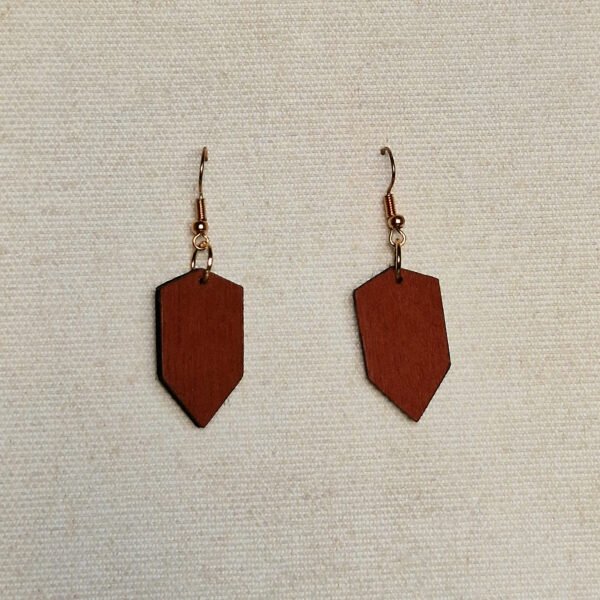 Boucles d’oreille Hexagone - Image 5