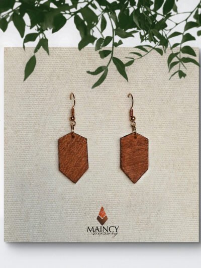 Boucles d’oreille Hexagone