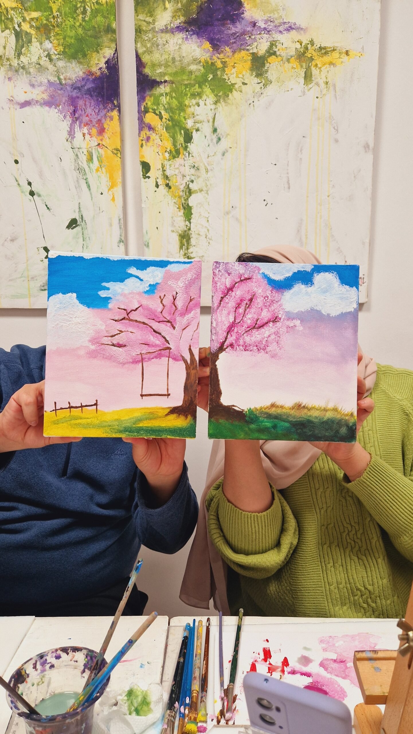 Atelier peinture pour couple